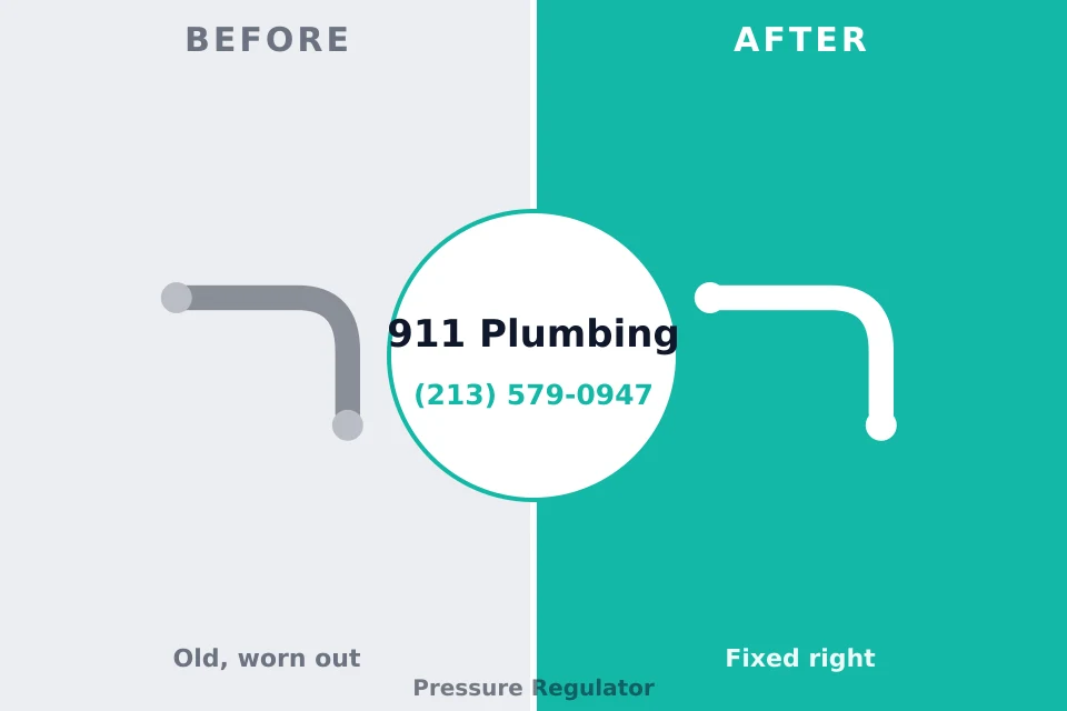 Before and after: plumbing repair Little Ferry, NJ